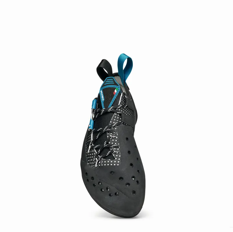 Scarpa Chimera Climbing Shoes - Black-White-Azure-2